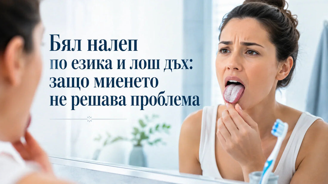 Бял налеп по езика и лош дъх: защо миенето не решава проблема