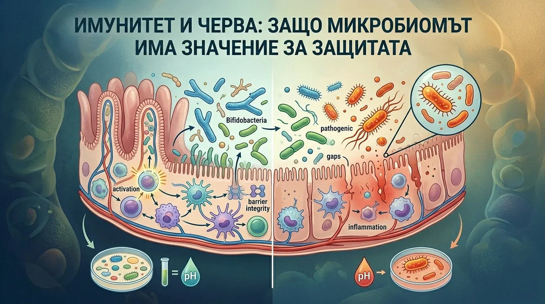 Имунитет и черва: защо микробиомът има значение за защитата