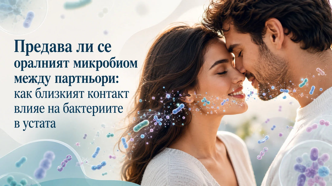 Предава ли се оралният микробиом между партньори: как близкият контакт влияе на бактериите в устата