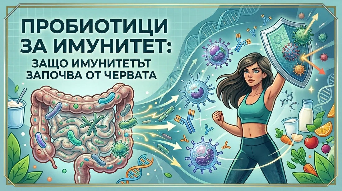 Пробиотици за имунитет: защо имунитетът започва от червата