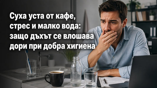 Суха уста от кафе, стрес и малко вода: защо дъхът се влошава дори при добра хигиена