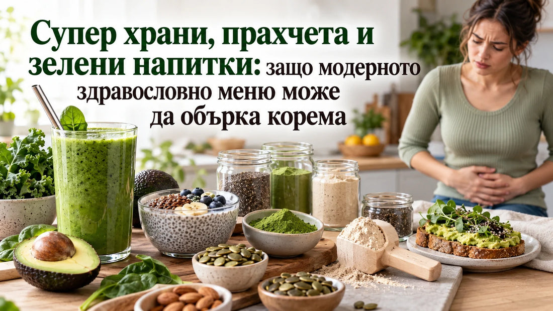 Супер храни, прахчета и зелени напитки