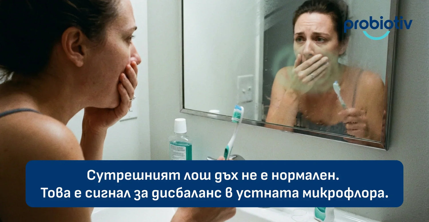 Сутрешен лош дъх и дисбаланс в устната микрофлора