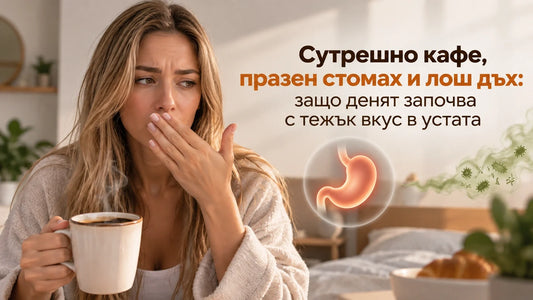 Сутрешно кафе, празен стомах и лош дъх: защо денят започва с тежък вкус в устата