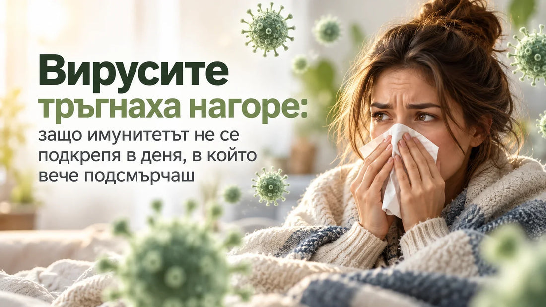 Вирусите тръгнаха нагоре: защо имунитетът не се подкрепя в деня, в който вече подсмърчаш